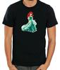 Disney Princess Characters Short Sleeve White T Shirt Men R103