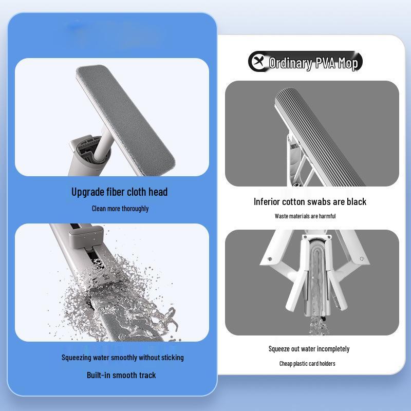 Multifunctional Mini Mop Sponge for Efficient Absorption and Dehydration in Bathroom, Kitchen, and Car