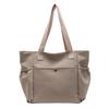 Simple canvas bag Women's tote bag Large capacity commuting Simple leisure College student work Shoulder bag Underarm bag