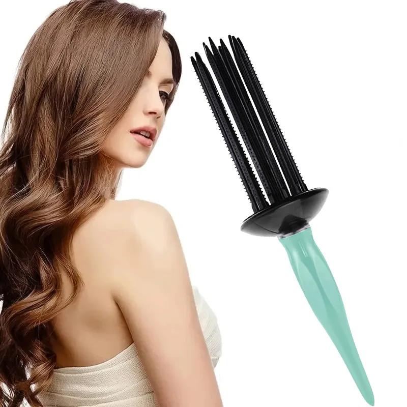 Luftvolumen Haar Flauschigen Styling Curler Kamm Haar Curler Kamm Heatless Curling Roller Haar Styling Werkzeuge Für Frauen