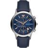 Historical Collection Blue Leather Men's Quartz Chronograph AR11216