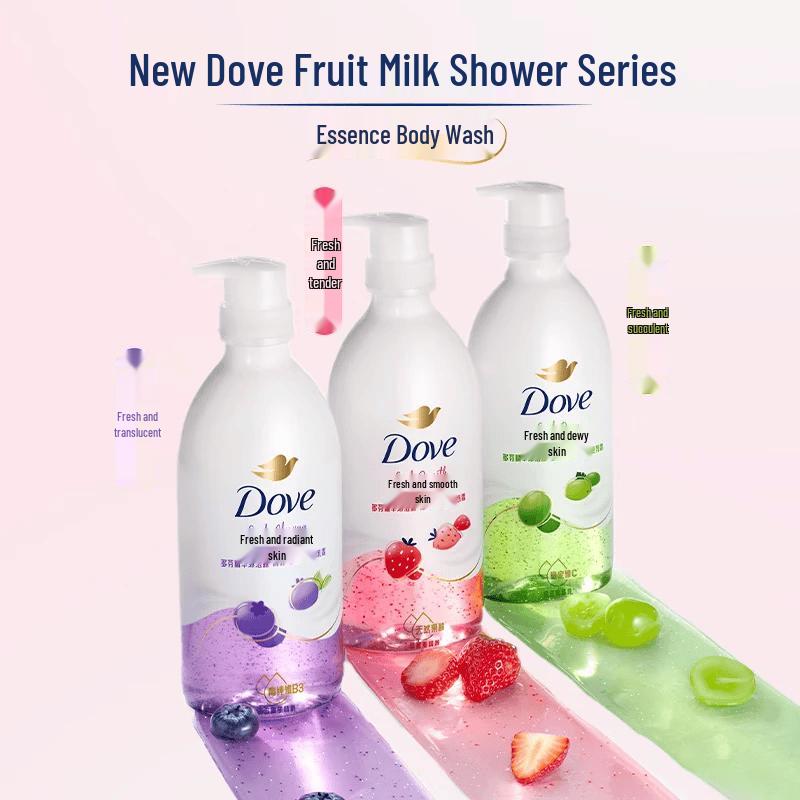 Dove Fruit Milk Essence Shower Gel Duo Set