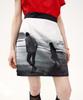 Kime Printed Mini Skirt (Black)