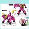 Mini Force X Dinosaur Transformers Toy For Kids With Handoperated Deformable Robot Model