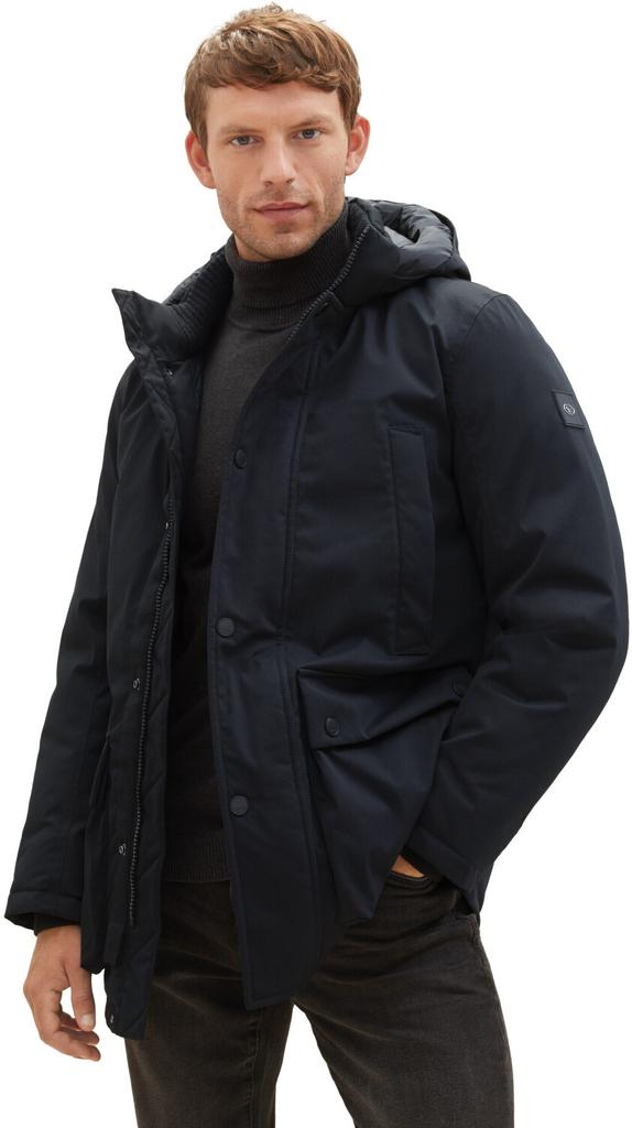 Зимняя куртка Tom Tailor Parka с отстегивающимся капюшоном (1037347) черный