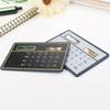 Portable Scientific Calculator Bank Card Handheld Calculator Mini Wallet Calculators