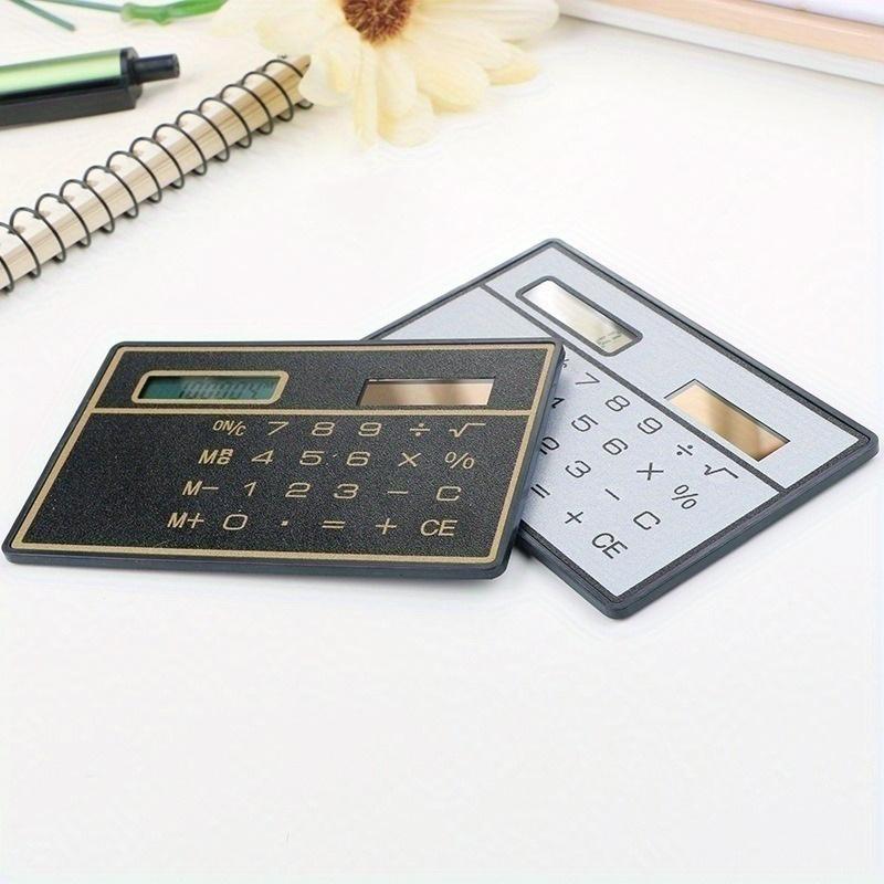 Portable Scientific Calculator Bank Card Handheld Calculator Mini Wallet Calculators