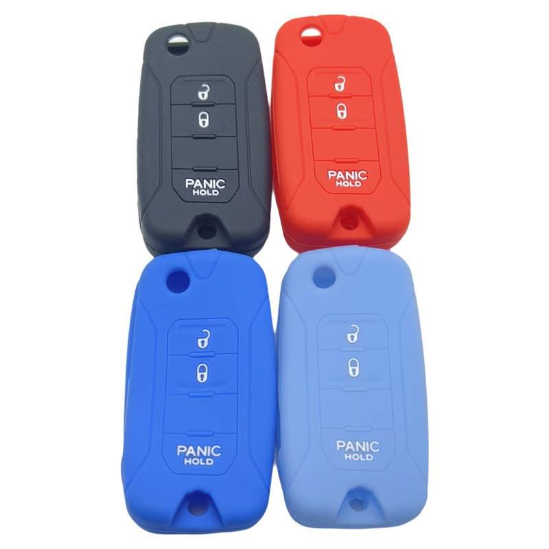 Soft Silicone Protective Cover for Jeep Renegade and Compass Folding Key