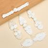 White Nylon Frog Buttons, Handmade Rope Woven Chinese Tang Suit Qipao Retro Flower Accessories