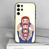 R-Russian Art M-Matryoshka   Phone Case For Samsung S25,S24,S21,S22,S23,S30,Ultra,S20,Plus,Others Soft Black Case