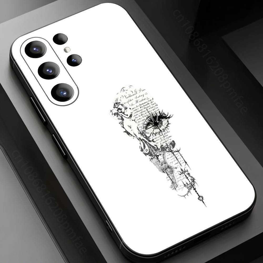 Compass Phone case for Samsung Galaxy S24,25,26,23 22,21,S20 Plus Ultra FE soft fundas cases