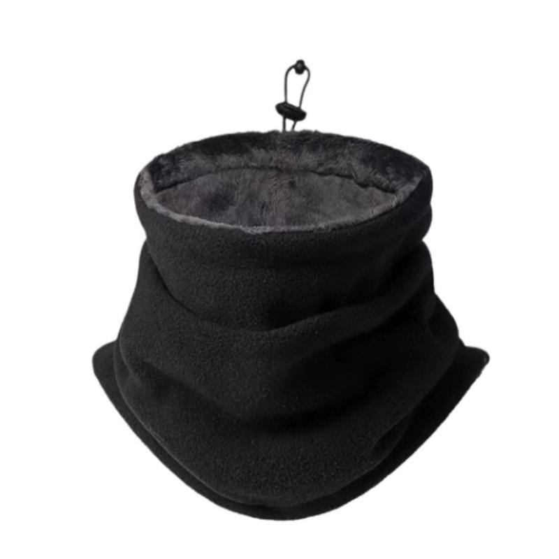 

1pc Men s Heavy-Duty Thermal Balaclava Face Mask - Windproof Fleece Lining & Breathable Neck Gaiter for Skiing, Cycling, Motor чёрный