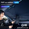 Osłona przeciwsłoneczna do samochodu Parasol osłona przeciwsłoneczna na przednią szybę samochodu dla FIAT 500 Ducato Panda Grande Punto Tipo Abarth Pulse Strada 600 500L