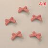 5Pcs So Cute Girls Pink Rose Flower Heart Bow Peach Mini Hairpin Set Sweet Hair