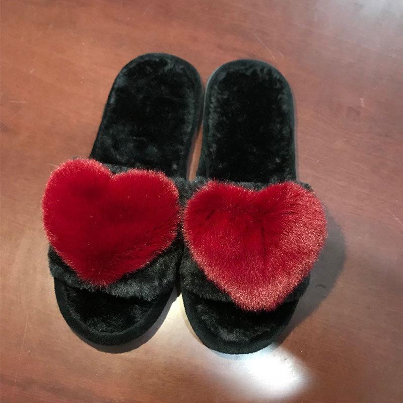 Pantofole da donna in cotone di mucca, calde e morbide pantofole da casa in peluche
