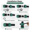 Pe Pipe Fittings Quick Connectors Tap Water Pipes Heatless Joints Valves Direct Elbows Tees And Pipe Fittings