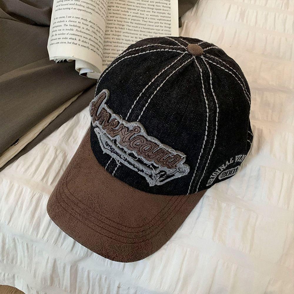 Cotton American Retro Baseball Caps Hip Hop Baseball Hat  Spring Summer Autumn