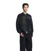 Nomanual Knit Zip Up   Spray Dyeing   Black