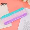 Stress Reducing Stationery Pop Pencil Case, Large Capacity Silicone Storage Bag, with Case Bubble Toy Decompression for Kids School Office Durable