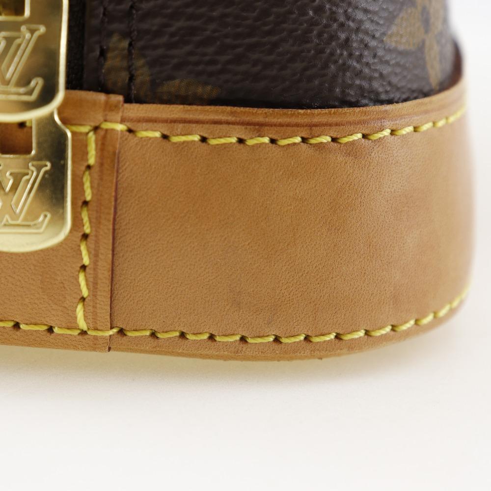 Louis Vuitton Alma BB Handbag M53152 2WAYShoulder Brown Monogram Canvas Women Used