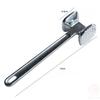 Aluminum Alloy Meat Hammer Steak Meat Hammer Household Large Row Loose Meat Beef Hammer Double-sided Meat Hammer Kitchen Tools