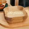 50/100pcs Perfect for Baking Oil Paper, Baking Mats, Baking Paper, Non-Stick Baking Mats, Ovens And Air Fryer, Air Fryer Liner
