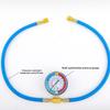 AC Maintenance AC Recharge Hose Quick Connector Pressure Gauge Hose