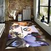 Overwatch Faction Printed Flannel Carpet Non-Slip Suitable for Bedroom, Living Room, Children's Room Decoration