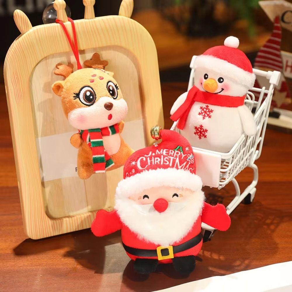 Plush Christmas Stuffed Plush Toys Christmas Tree 3D Stuffed Animals Elk Toy  Home