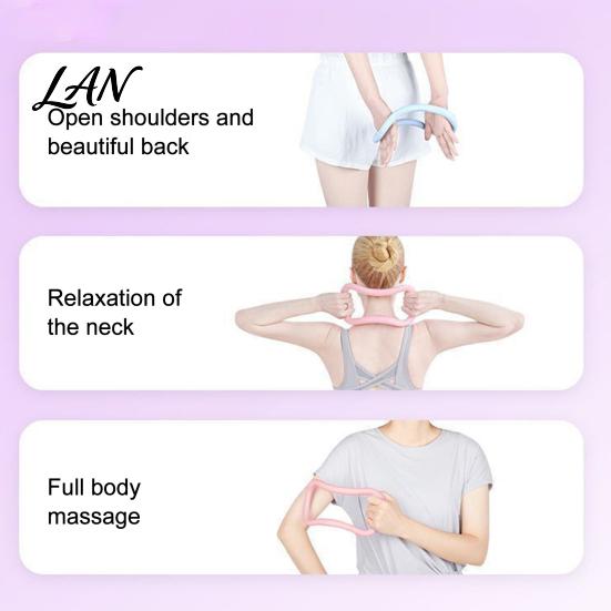 Leg Slimming Shaping Device Yoga Ring for & Calf, Ergonomic Pilates Fitness Circle Women, Portable Accessory Muscles Tension Relief Body Stretching