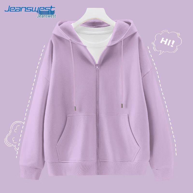 

Jeanswest Women s Hooded Full-Zip Fleece Sweatshirt 2XL