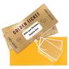 1 Satz Deluxe Goldenes Ticket Überraschung Rubbelkarte Weihnachtsüberraschung Enthüllungskarte Rubbellos Überraschungsgeschenk Tombola-Geschenk