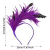 Colorful Feather Headband Headdress Prom Decoration Headband Party Dance Stage Performance Festival Carnival Accessories