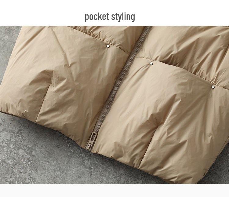 Women's Plus Size Down Cotton Vest - Short, Loose, Trendy Outerwear for Autumn/Winter 2023