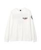AVIREX Long Sleeve Top Gun White T-Shirt, Men's, XL, 030,