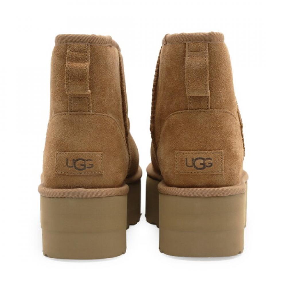 Ugg Women S claSSic Mini Platform Winter bootS CheStnut 1134991 Che