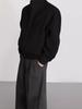 Men's High-End Woolen Stand-Collar Jacket - Korean & British Style Trend for Autumn/Spring