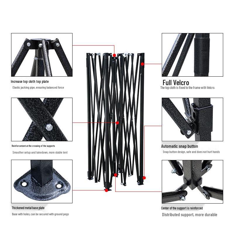 Outdoor Foldable Sunshade Canopy Tent