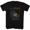 Def Leppard Faded Pyromania Schwarz Erwachsenen Klassisches T-Shirt Herren Damen T-Shirts Top