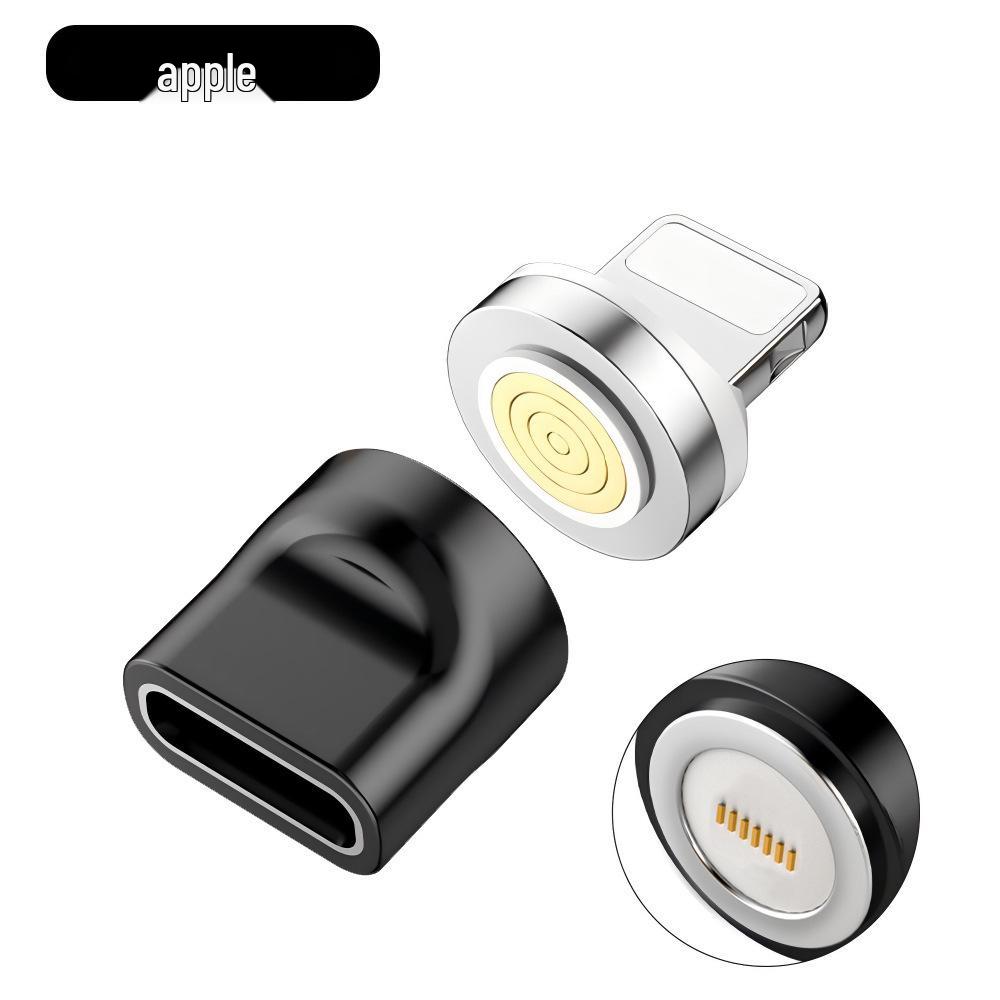 Magnetic 7-Contact Type-C to Apple Fast Charging Adapter