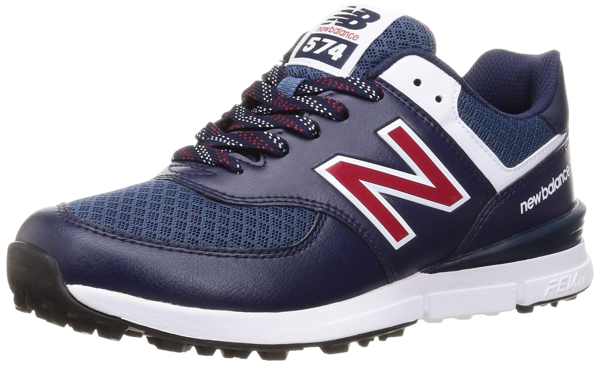 

New Balance UGS574v3 Spikeless Golf Shoes for Men and Navy Tricolor Women, (NT), 27.0cm (D)