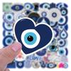10/30/50pcs Cool Turkish Evil Eye Stickers Cartoon Graffiti Decal Toy DIY Skateboard Phone Notebook Aesthetic Waterproof Sticker