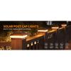 6 Pack 4x4 Solar Post Lights Outdoor, 40 LEDs 30 Lumens Fence Post Solar Lights Outdoor with 3 Modes