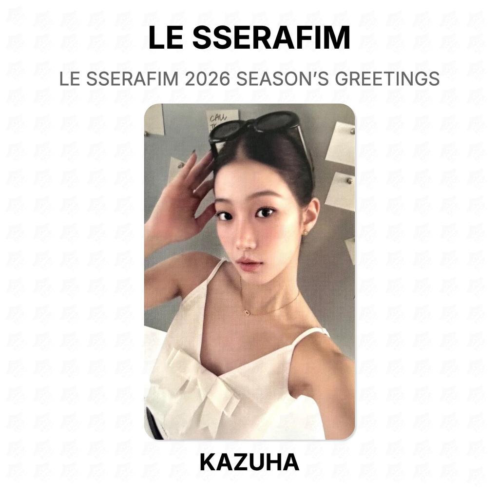 LE SSERAFIM 2026 SEASON’S GREETINGS Official Photocard