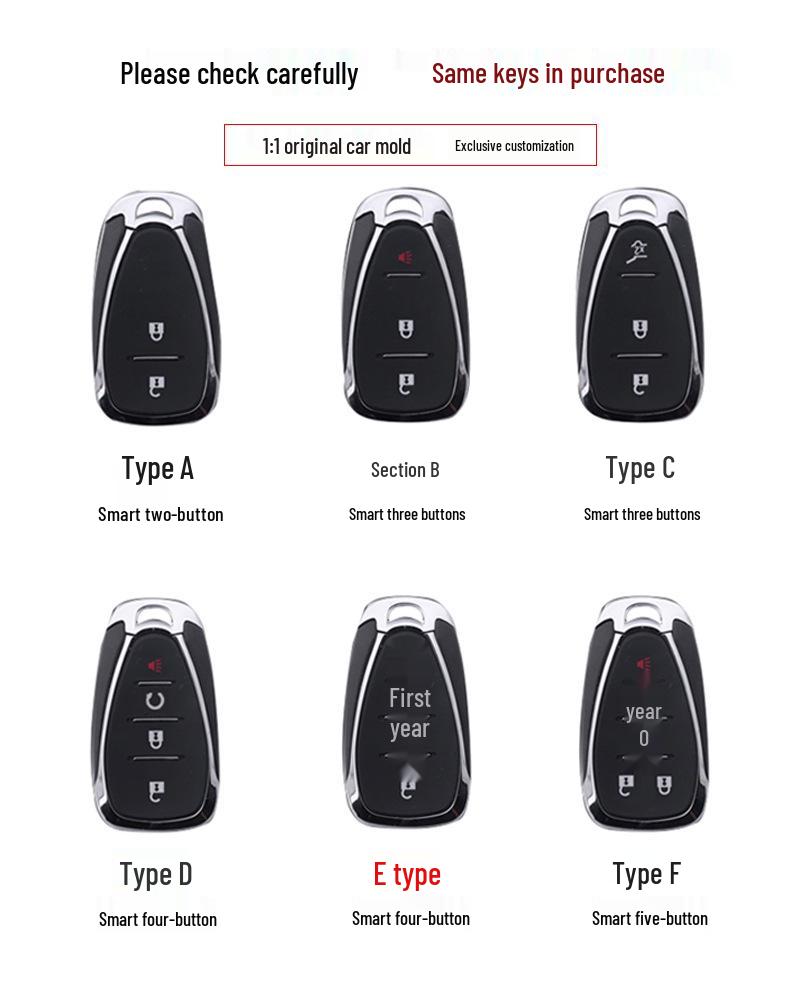 

Chevrolet Key Case for Malibu XL, Trax, Trailblazer, Equinox RS, Orlando, Blazer