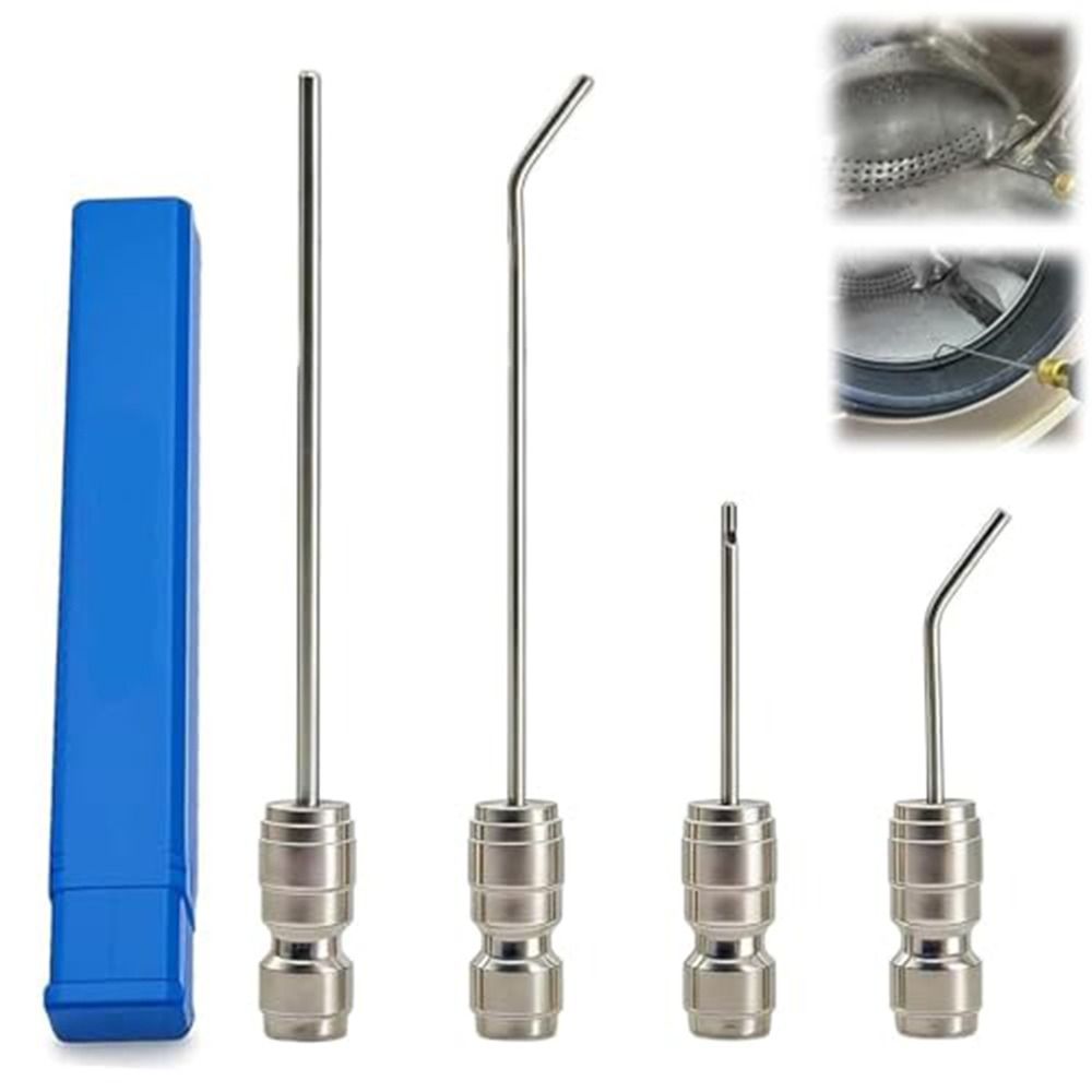 Stainless Steel High Pressure Washer Nozzle Kit 1/4 Quick Connect Heavy Duty Flush Wand Extension Spray Tips