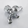 Double Water Outlet Tap Zinc Alloy Multi Functional Washing Machine Faucet Double Outlet Mop Pool Faucet Water Switch