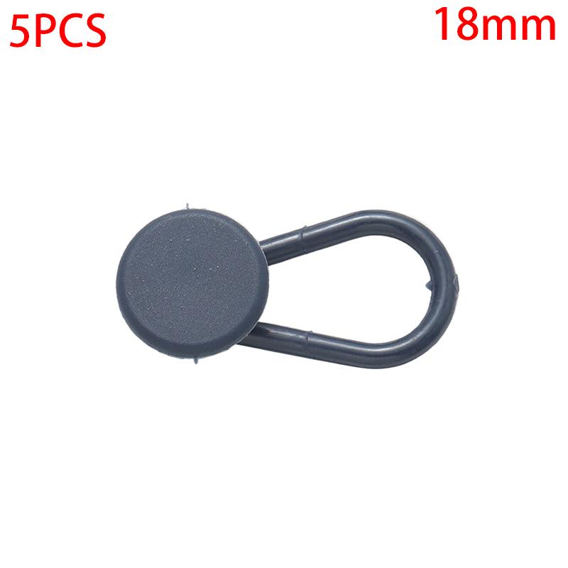 5Pcs 15Mm/18Mm Pants Extender Buttons Flexible Waist Extenders For Black Jeans Pants Pregnancy Trousers Lengthen Rubber Button