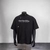 Martine Rose Washed Graphic T-Shirt Unisex Streetwear Short Sleeve Casual Top