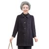 Mid-Length Imitation Mink Velvet Coat for Middle-Aged and Elderly Women - Winter Padded, Thick, Stylish for Grandma